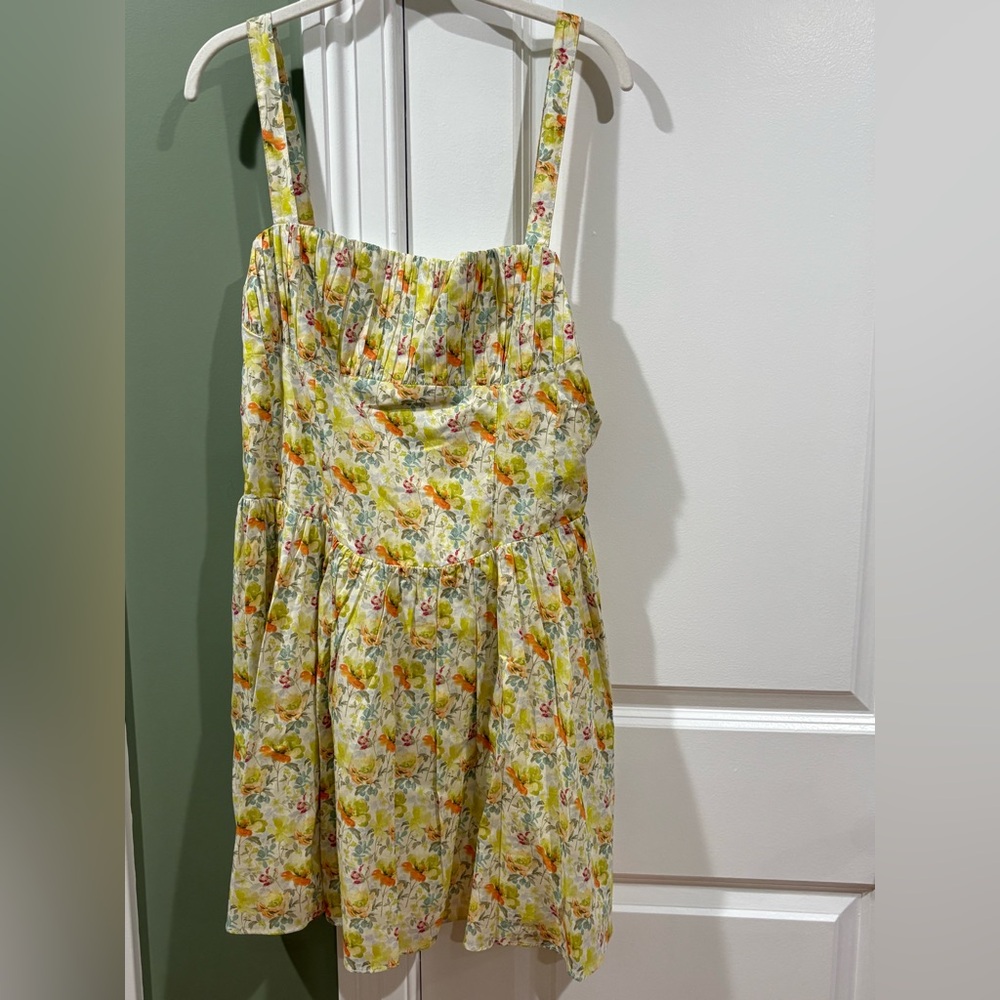 Astr Floral Milkmaid Mini Dress - Picture 7 of 13